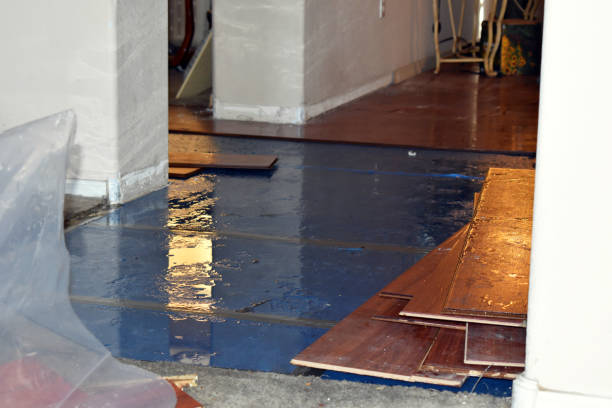 Professional Water Extraction technician working in Harmony, ME